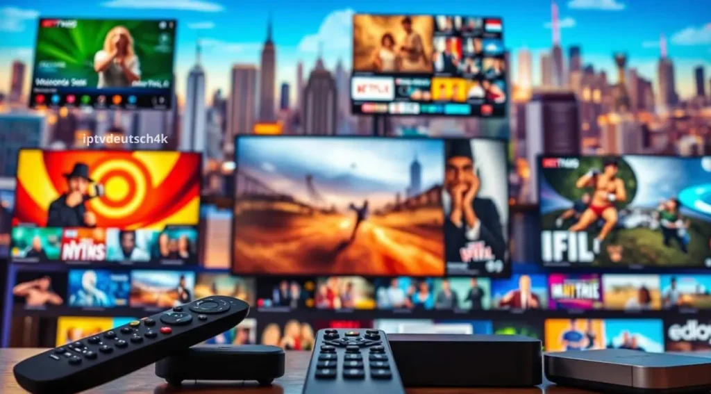 Ein Win IPTV Player zeigt eine breite Auswahl an Filmen und Serien auf einem Bildschirm – ideales Setup für unterhaltsames Streaming auf Windows mit 1bestptv.