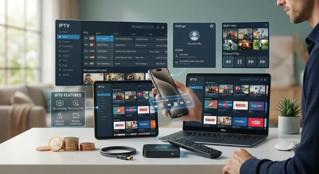 IPTV Line Code für Smart TV, Tablet, Smartphone und Laptop