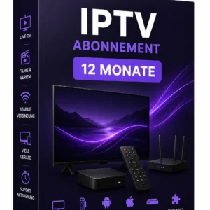 IPTV 12 Monate – IPTV Paket 12 Monate mit HD, Full HD und 4K