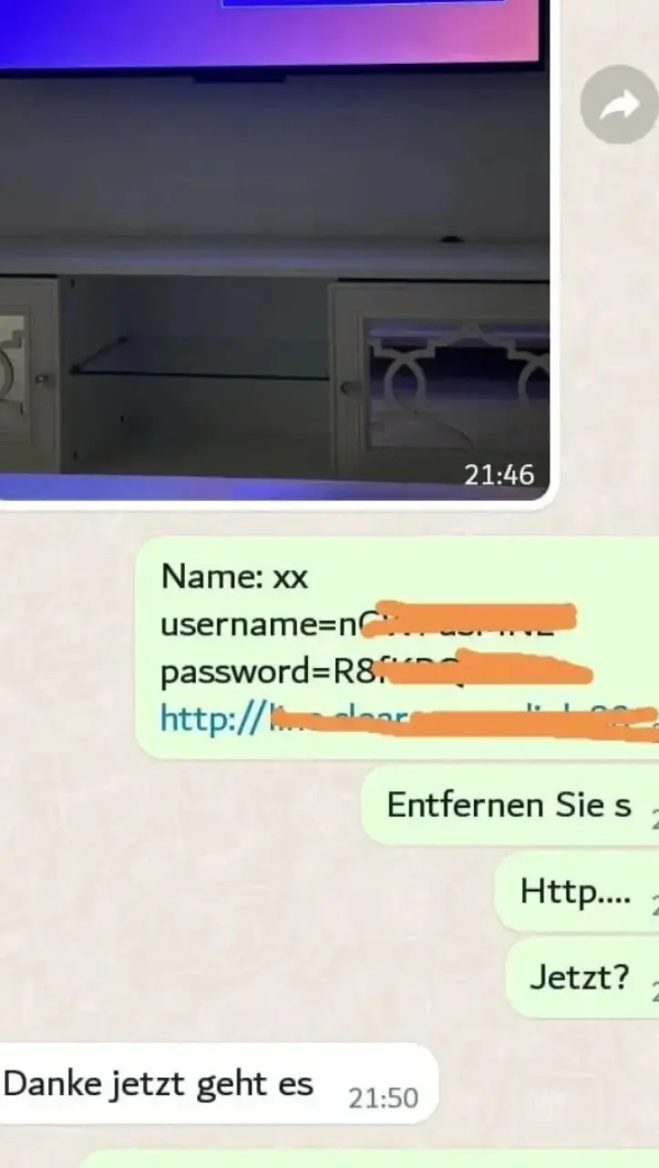 Kundenbewertung zur IPTV Aktivierung und erfolgreicher Einrichtung